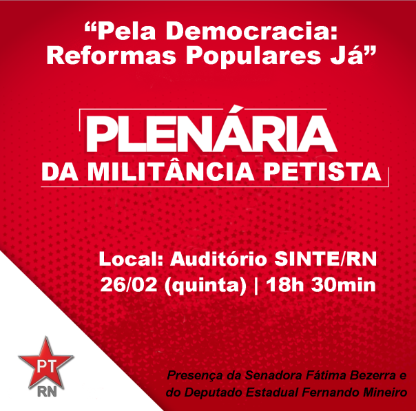 convite plenária